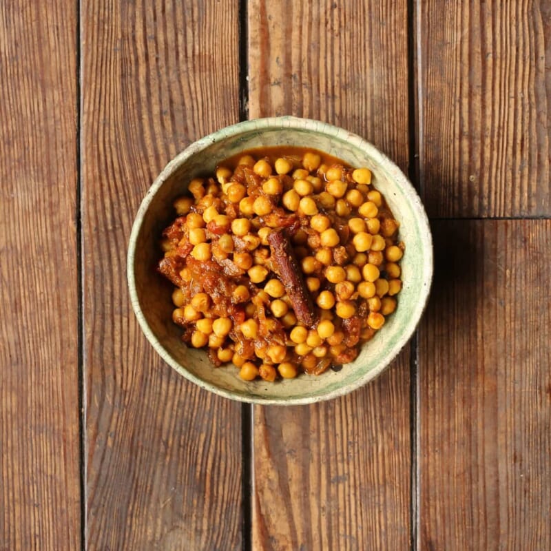 チャナマサラのレシピ|ベジタリアン向け本格ひよこ豆のカレー の完成写真