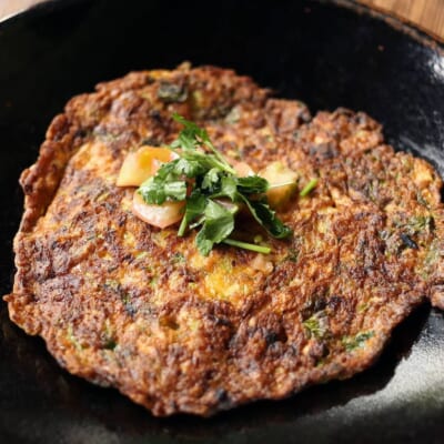 マサラオムレツ|お好み焼きみたいなインドのオムレツのレシピ スパイスレシピ#61 3 IMG 7700