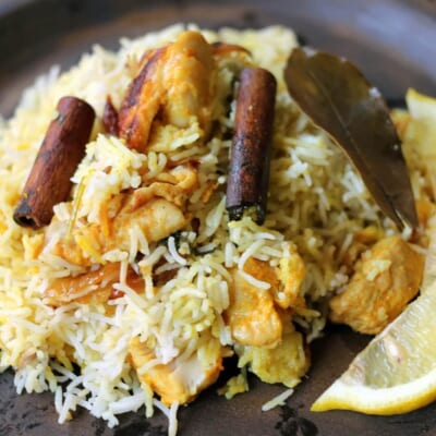 家庭で作れるチキンビリヤニ スパイスレシピ#79 5 IMG 8142