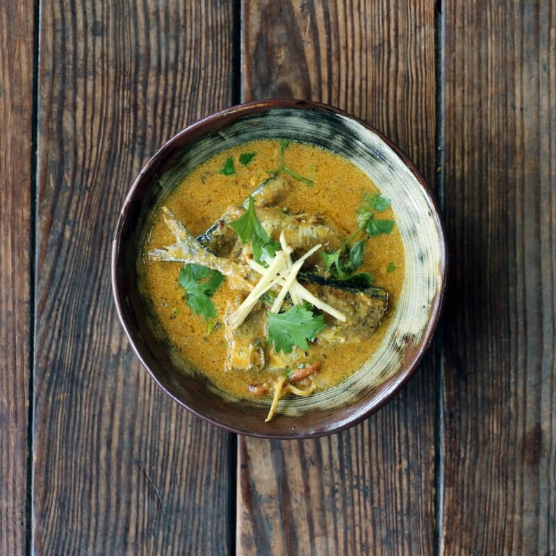 秋刀魚カレーのレシピ|本格スパイスのインド式秋の味覚 の完成写真