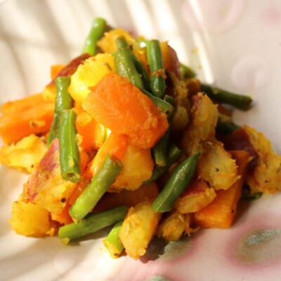 3つのスパイスだけ!サツマイモのカラフル・サブジ スパイスレシピ#76 3つのスパイスだけ!サツマイモのカラフル・サブジ スパイスレシピ#76