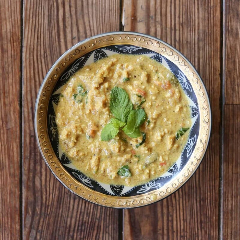 山椒キーマカレーのレシピ｜ピリピリ和風スパイスカレー の完成写真