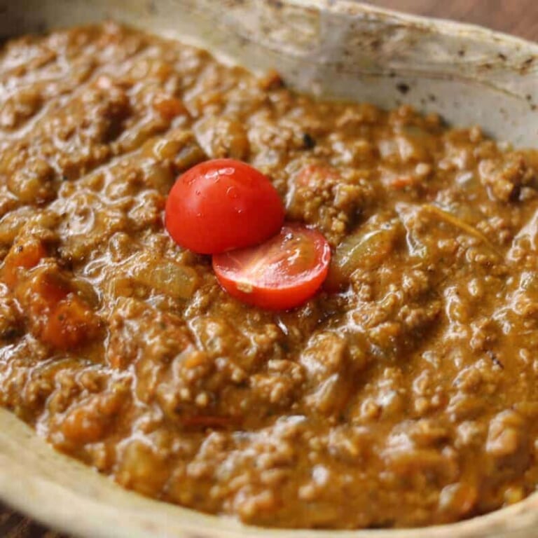 カレーブックキーマカレーのレシピ|本格スパイスで作るインドカレー