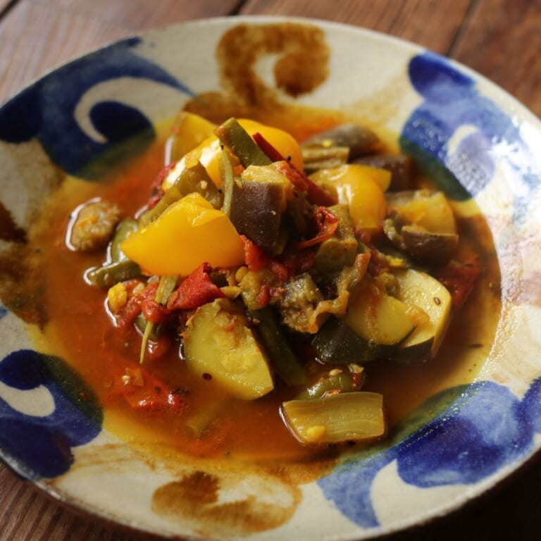 夏野菜のカレー　スパイスレシピ#162