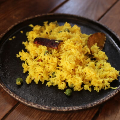グリーンピースピラフ( Matar Bhat) スパイスレシピ#335 18 8db9ca0a img 3800