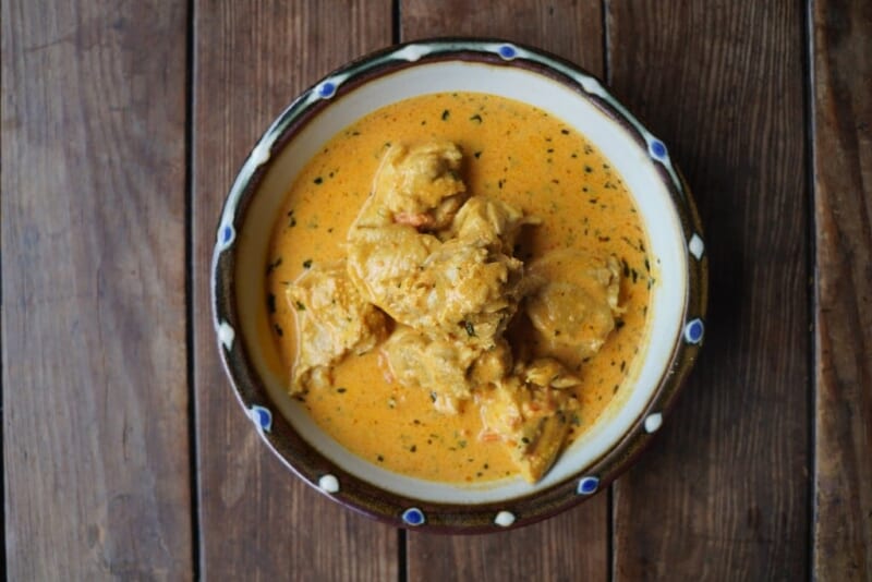 簡単バターチキンカレーのレシピ｜4種のスパイスで作るインド料理 の完成写真