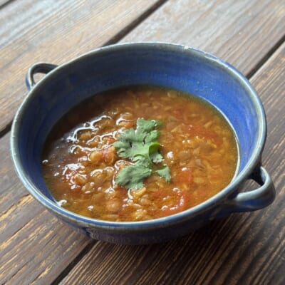 豆とトマトの地中海スープ　スパイスレシピ#465