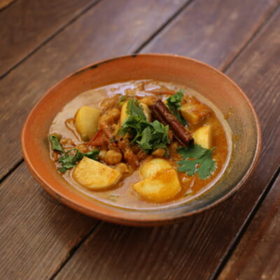 かぶとひよこ豆のカレー　スパイスレシピ#472