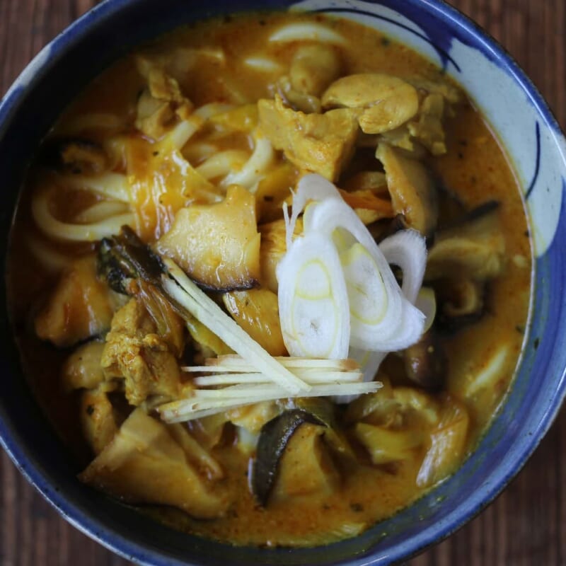 カレーうどんのレシピ｜カレールー不使用のスパイスから本格和風 の完成写真